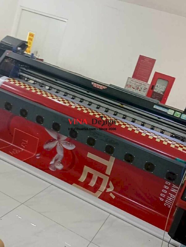 In phông nền sự kiện Lễ hội hoa Tết vạn phúc, in bạt hiflex khổ lớn - INKTS2244