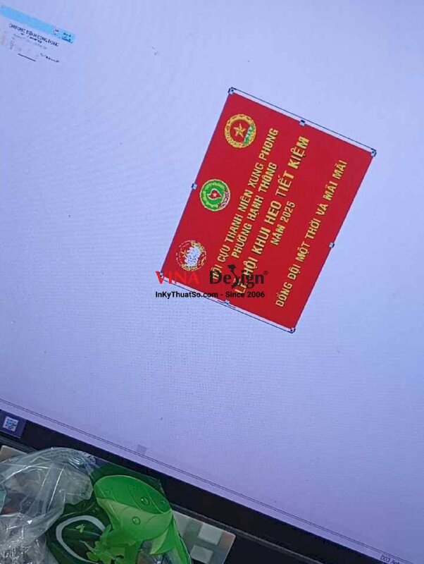 In phông nền sự kiện Lễ hội khui heo tiết kiệm, in bạt hiflex mực dầu - INKTS2247