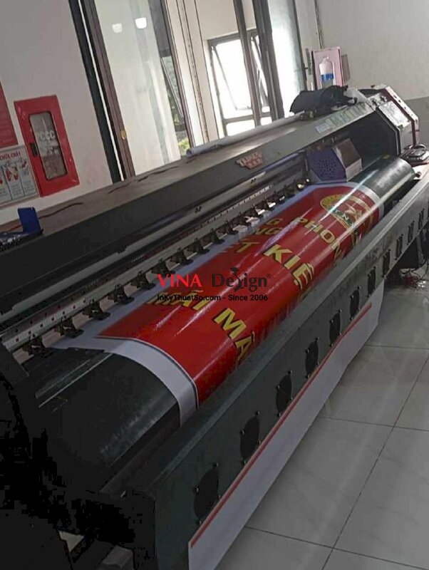 In phông nền sự kiện Lễ hội khui heo tiết kiệm, in bạt hiflex mực dầu - INKTS2247