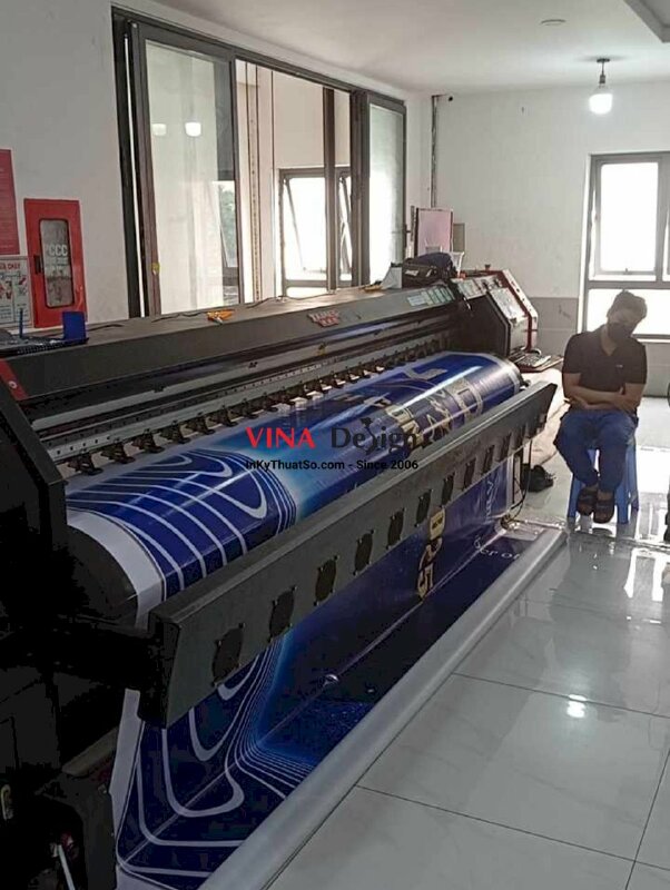 In phông nền Year End Party khổ lớn cho sân khấu tiệc cuối năm - INKTS2234