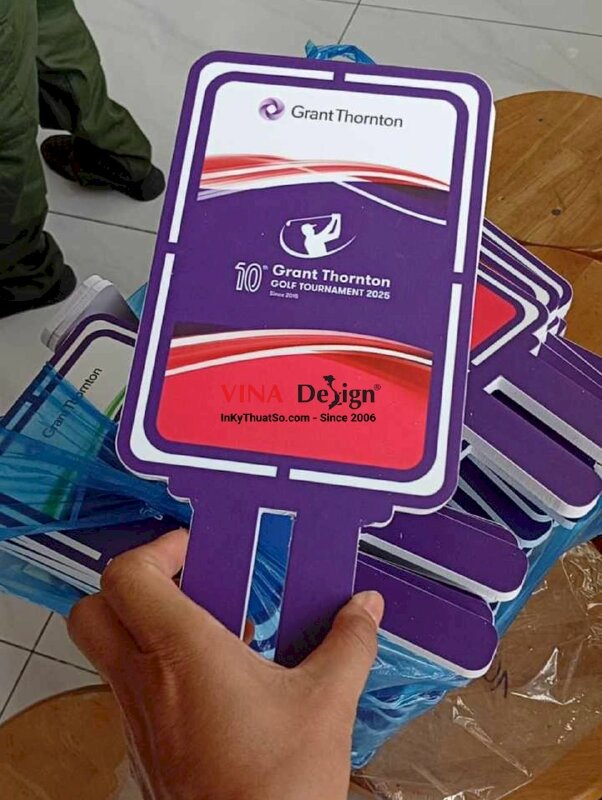 In tag bảng cắm thông tin sự kiện Golf cho công ty kiểm toán - INKTS2236
