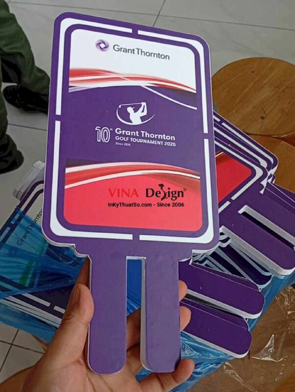 In tag bảng cắm thông tin sự kiện Golf cho công ty kiểm toán - INKTS2236