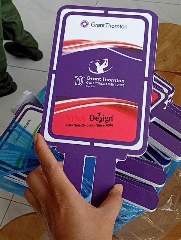 In tag bảng cắm thông tin sự kiện Golf cho công ty kiểm toán - INKTS2236