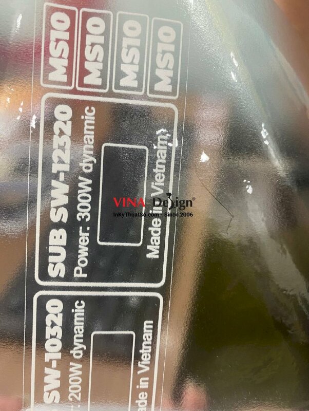 In Tem decal trong dán nhãn sản phẩm - INKTS388