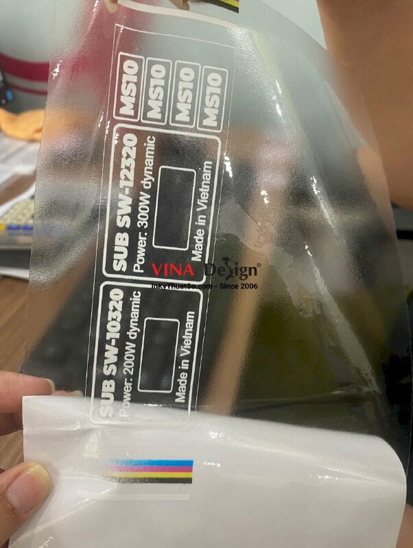 In Tem decal trong dán nhãn sản phẩm - INKTS388