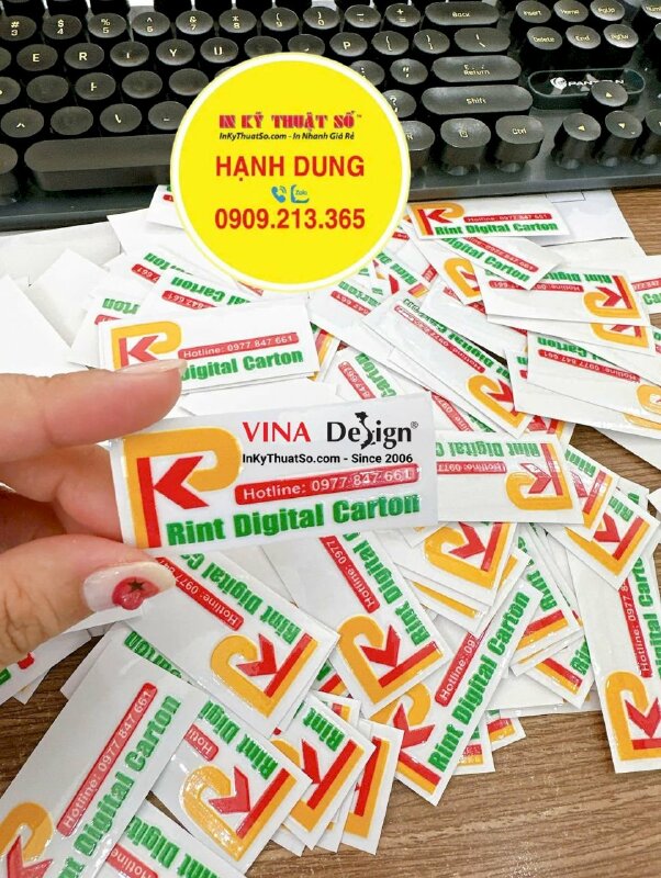 Xưởng in tem nhãn UV DTF dán siêu tiện lợi trên nhiều bề mặt (trừ vải) - INKTS2224
