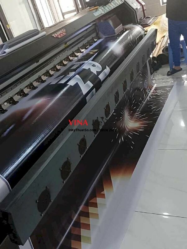 In backdrop Gala Dinner cho công ty travel du lịch, phông nền tiệc tất niên in bạt hiflex - INKTS2271