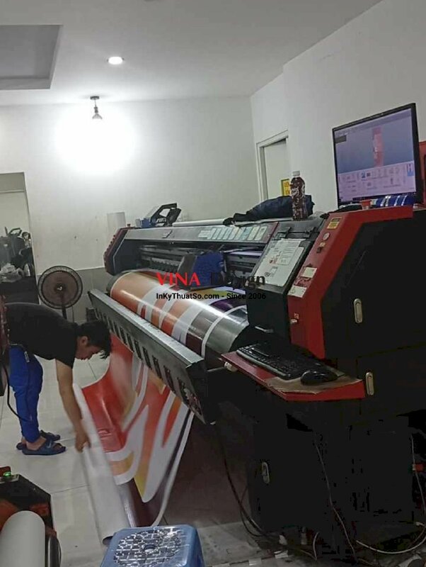 In backdrop Happy New Year, phông nền Happy New Year bạt hiflex mực dầu - INKTS2269