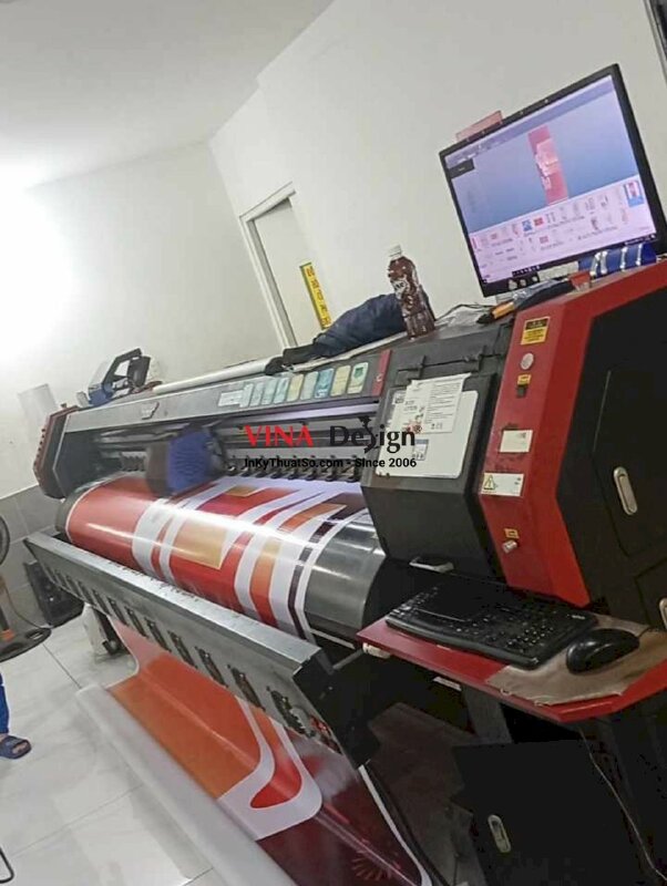 In backdrop Happy New Year, phông nền Happy New Year bạt hiflex mực dầu - INKTS2269