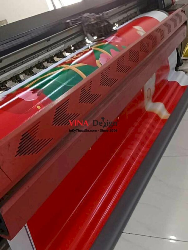 In background Chúc Mừng Năm Mới Tết Việt, in bạt hiflex đế xám, chừa biên - INKTS2260