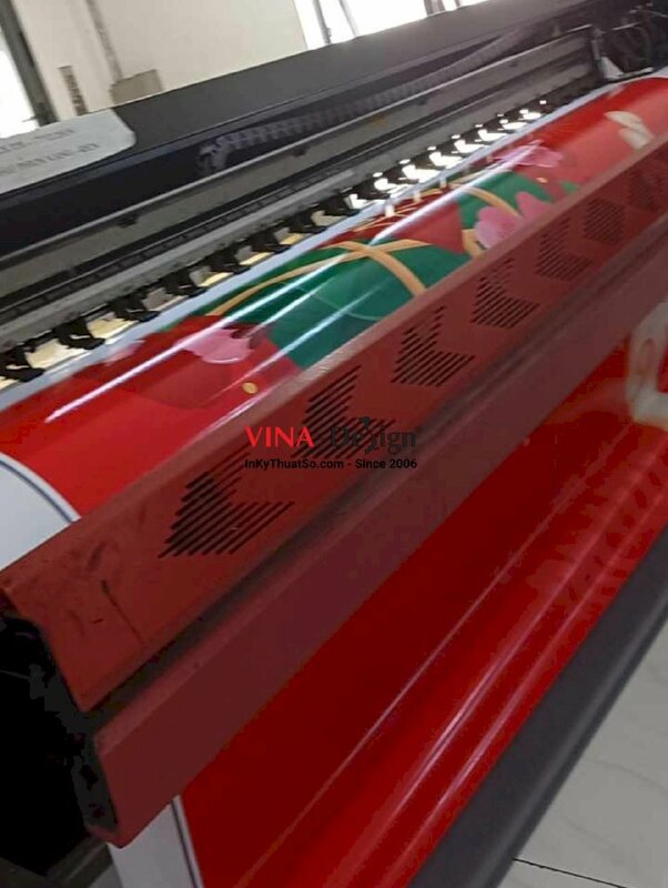 In background Chúc Mừng Năm Mới Tết Việt, in bạt hiflex đế xám, chừa biên - INKTS2260