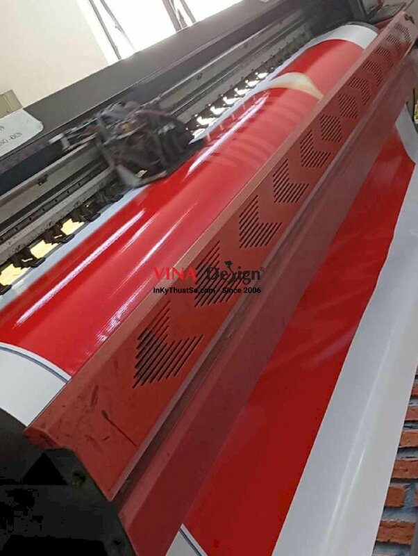 In background Chúc Mừng Năm Mới Tết Việt, in bạt hiflex đế xám, chừa biên - INKTS2260