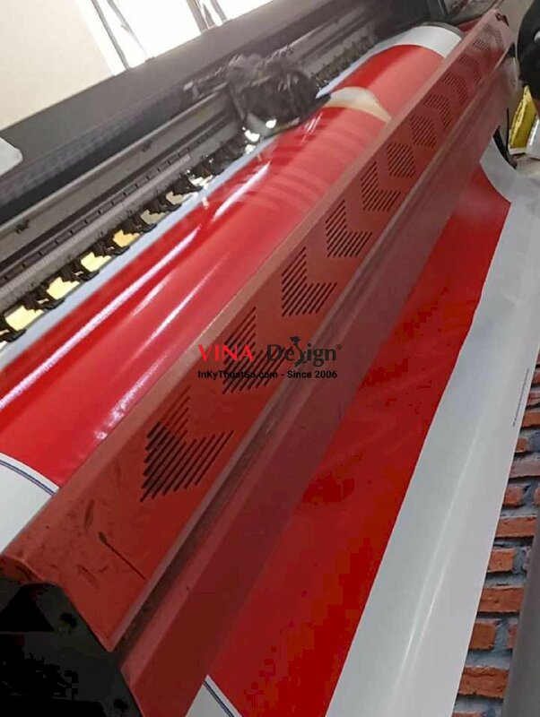 In background Chúc Mừng Năm Mới Tết Việt, in bạt hiflex đế xám, chừa biên - INKTS2260