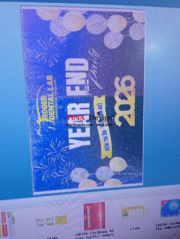 In background Year End Party Đêm Tri Ân Đêm Gắn Kết, in bạt hiflex khổ lớn - INKTS2547