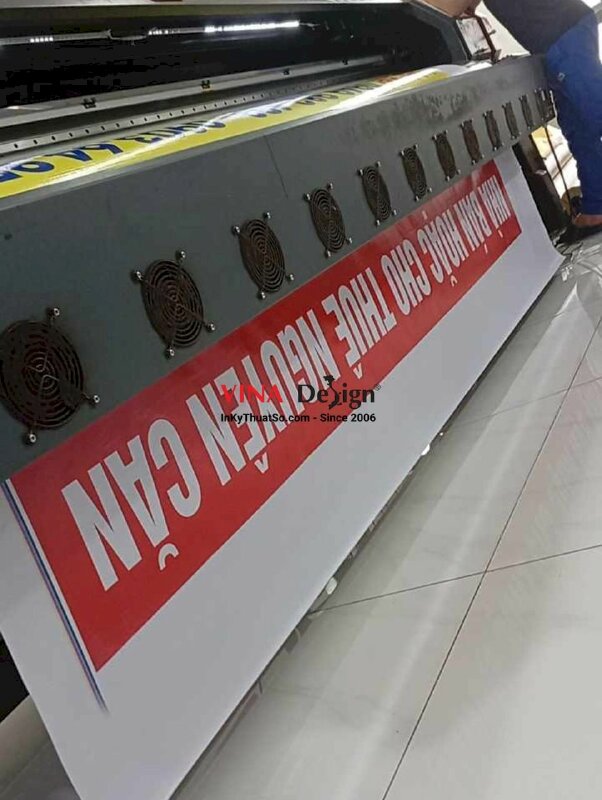 In bandroll Nhà Bán Hoặc Cho Thuê Nguyên Căn, in bạt hiflex mực dầu, đóng khoen 4 góc - INKTS2259