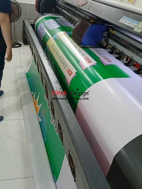 In băng rôn dọc treo ngoài cửa hàng xe máy chương trình sự kiện Thu Xe Cũ Đổi Xe Mới, in bạt hiflex - INKTS2268