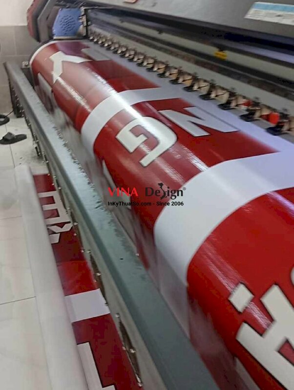 In băng rôn Hoạt Động Xuyên Tết 24/24 cho quán Coffee, bạt hiflex ngang - INKTS2358