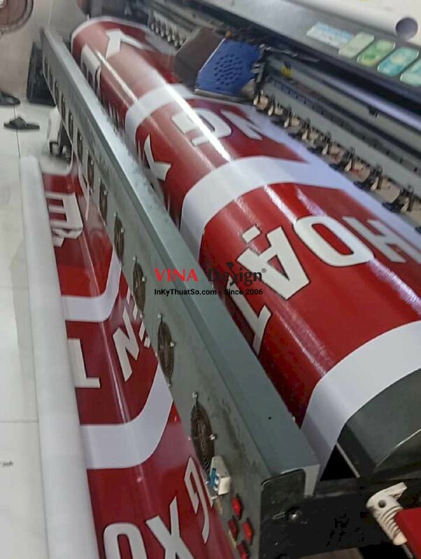 In băng rôn Hoạt Động Xuyên Tết 24/24 cho quán Coffee, bạt hiflex ngang - INKTS2358