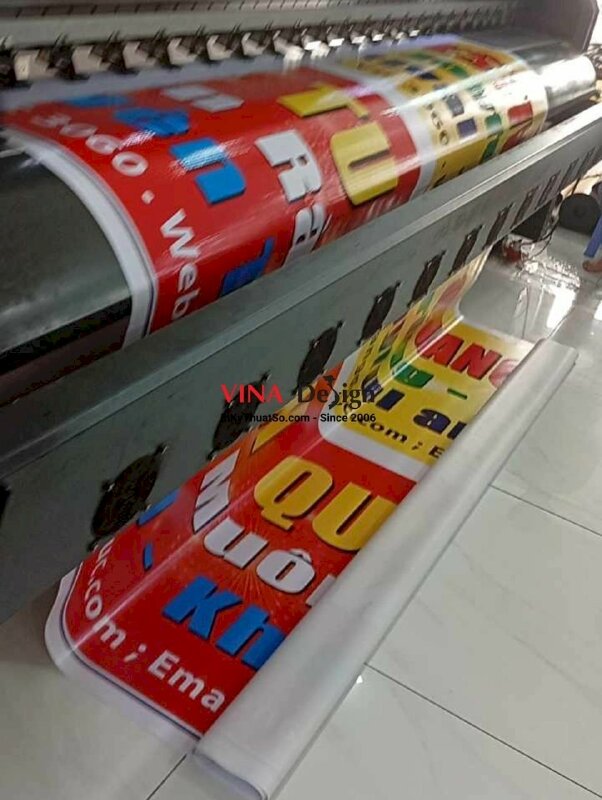 In băng rôn hội chợ hoa Tết người Việt, bandroll hiflex mực dầu, hàng gửi đi nước ngoài từ TPHCM - INKTS2270