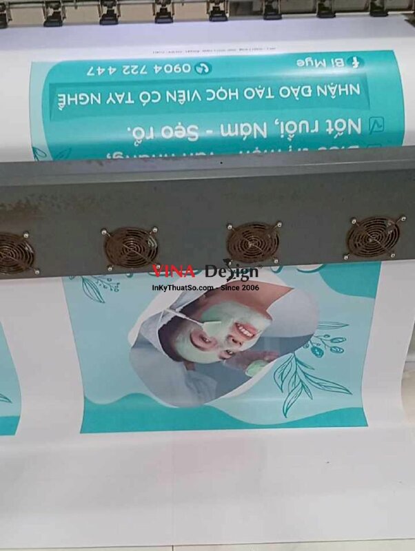In banner giá rẻ bạt hiflex làm bảng hiệu hộp đèn Spa - INKTS2266