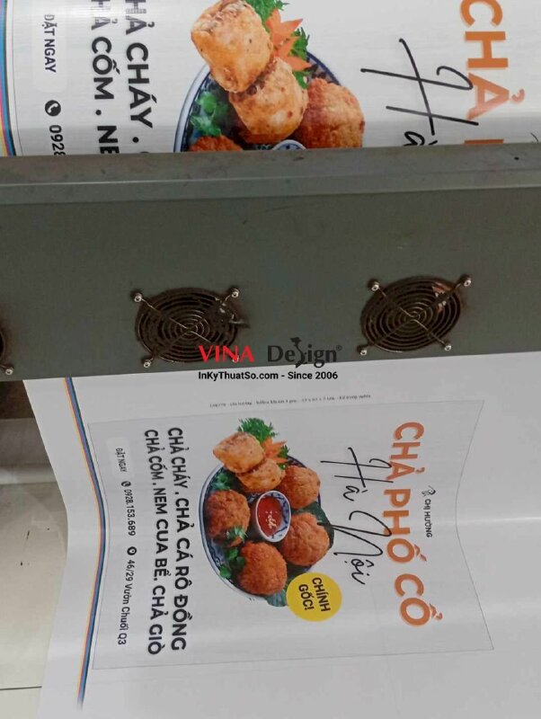 In banner hiflex hình món ăn quán Chả Phố Cổ Hà Nội - INKTS2265