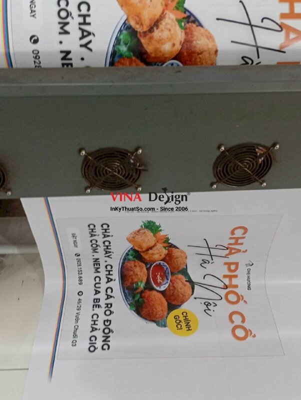 In banner hiflex hình món ăn quán Chả Phố Cổ Hà Nội - INKTS2265