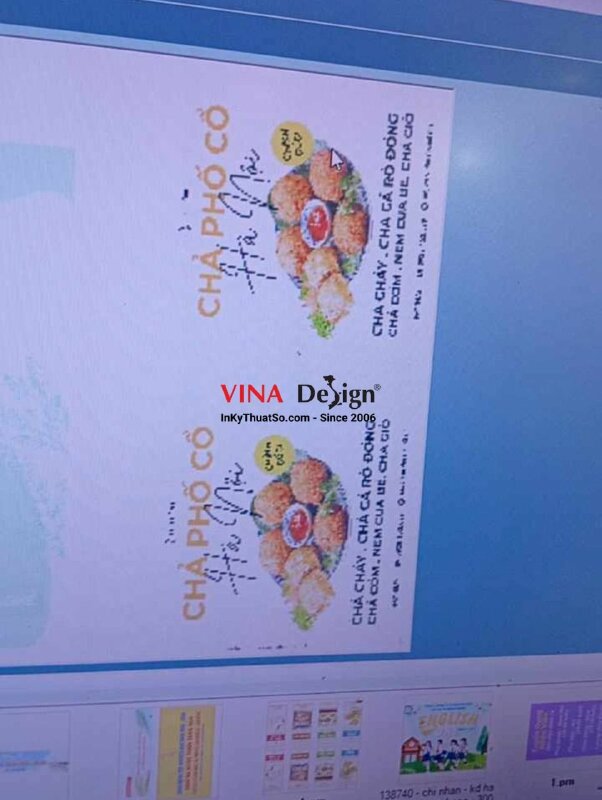 In banner hiflex hình món ăn quán Chả Phố Cổ Hà Nội - INKTS2265