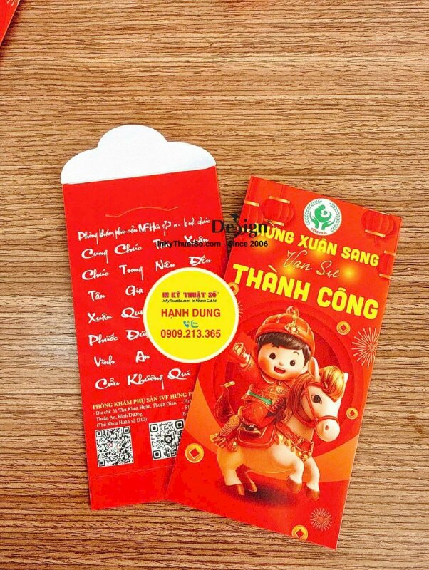 In bao lì xì C150gsm - 10000 cái - INKTS192