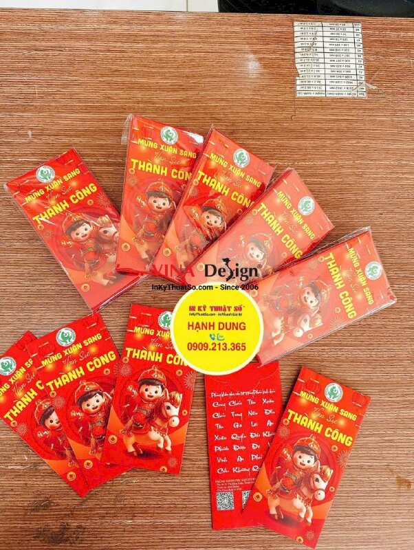 In bao lì xì C150gsm - 10000 cái - INKTS192