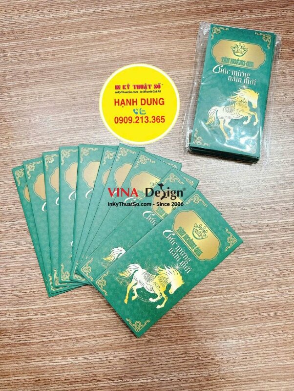 In bao lì xì C150gsm - 500 cái - INKTS188