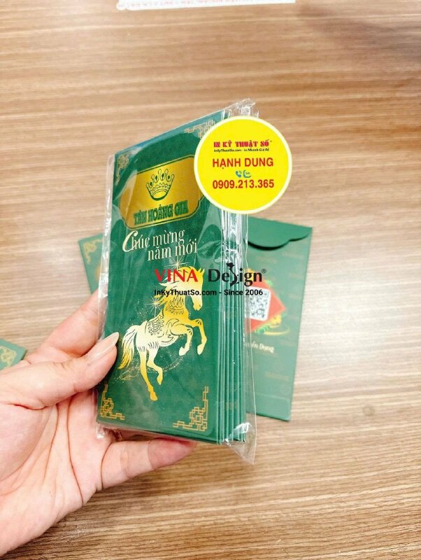 In bao lì xì C150gsm - 500 cái - INKTS188