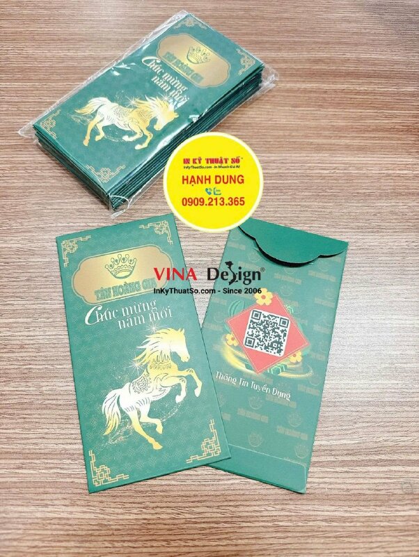 In bao lì xì C150gsm - 500 cái - INKTS188