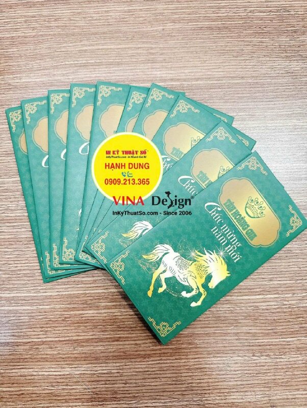 In bao lì xì C150gsm - 500 cái - INKTS188