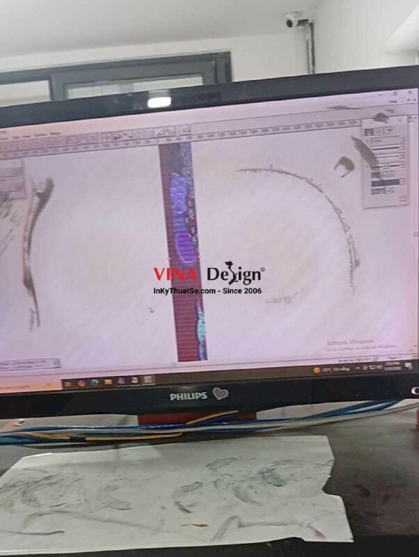 In Hiflex mực UV đóng khoen - Bạt không gân - INKTS117