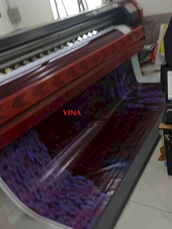 In Hiflex mực UV đóng khoen - Bạt không gân - INKTS117