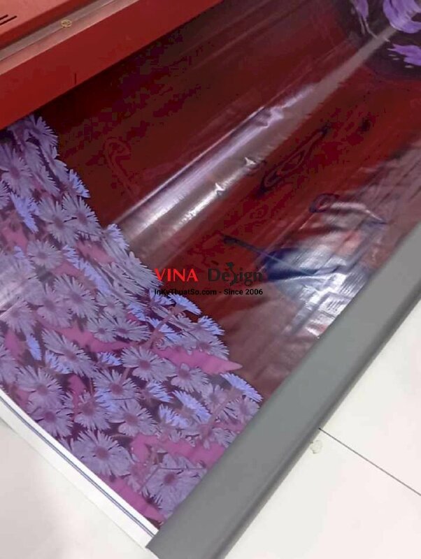 In Hiflex mực UV đóng khoen - Bạt không gân - INKTS117
