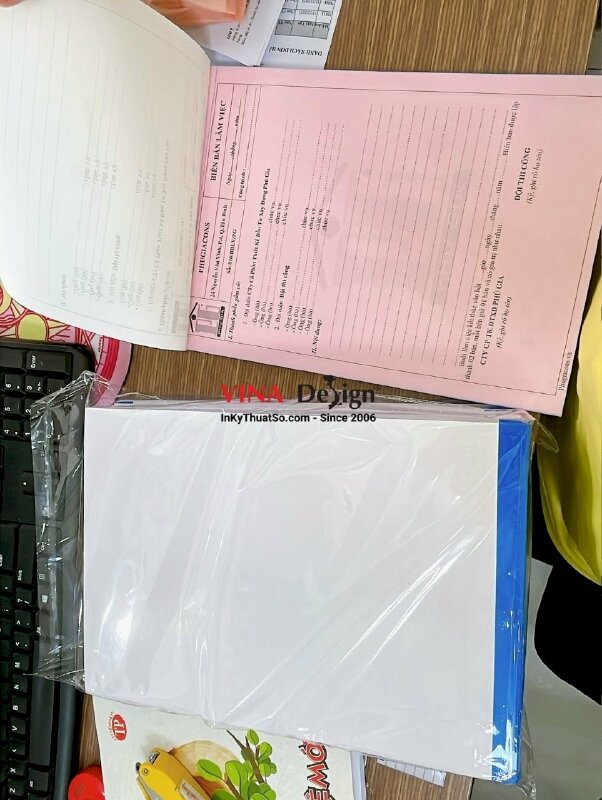 In quyển biên bản làm việc với khách hàng cho công ty xây dựng - INKTS1027