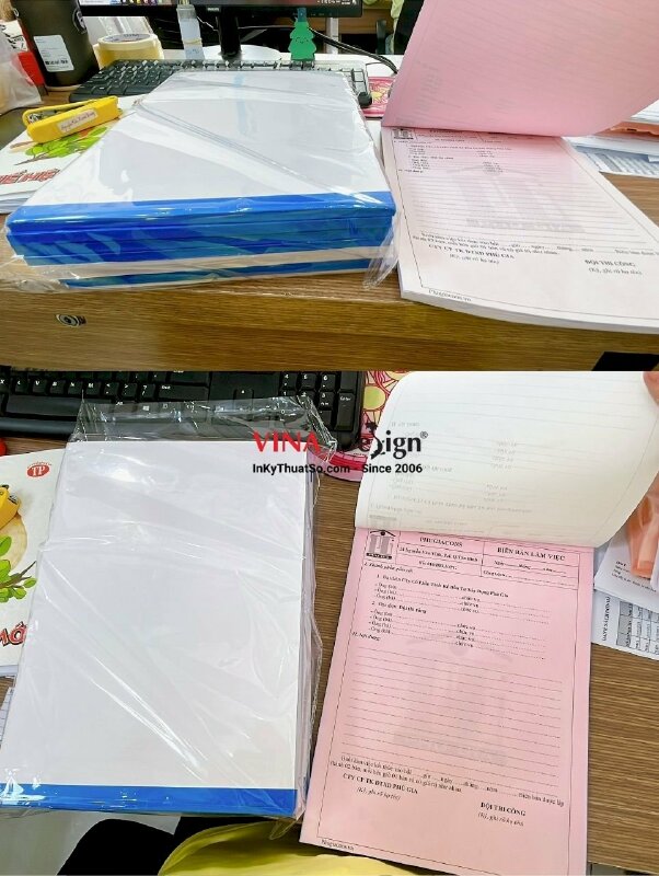 In quyển biên bản làm việc với khách hàng cho công ty xây dựng - INKTS1027