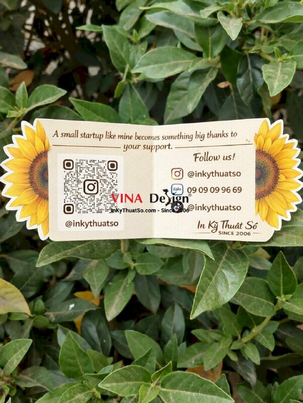 In tờ rơi tag gấp bế theo file hình bông hoa, nơ, bướm, trái cây, cake, nail, makeup - INKTS2360