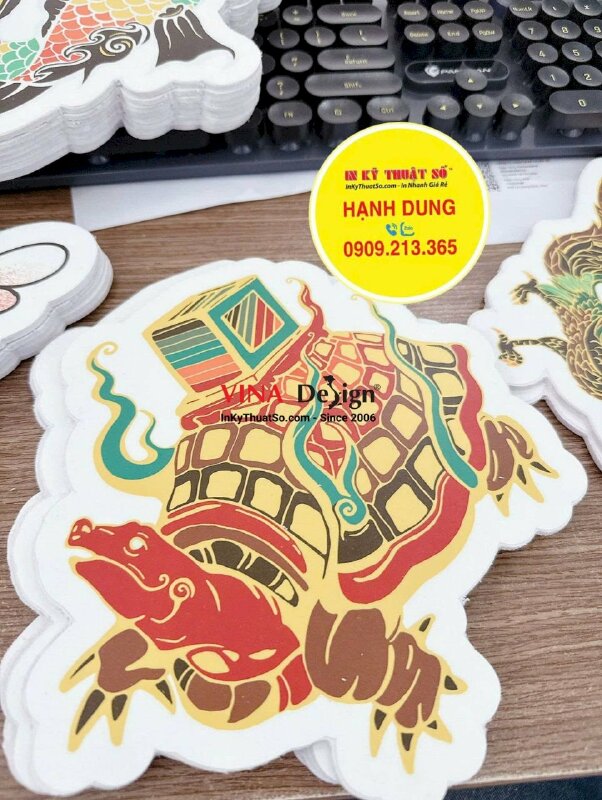 Làm mô hình Tứ Linh: Long - Lân - Quy - Phụng - in Formex 3li cắt CNC theo file - INKTS2552