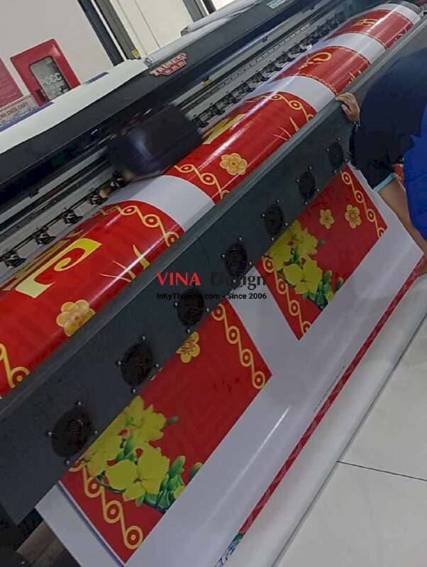 Băng rôn chúc mừng năm mới, băng rôn Tết 3m 4m 5m 6m - INKTS2988