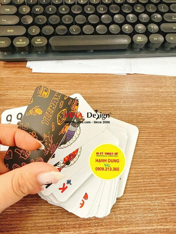 Bộ thẻ bài in cá nhân, theo file thiết kế riêng - INKTS2643