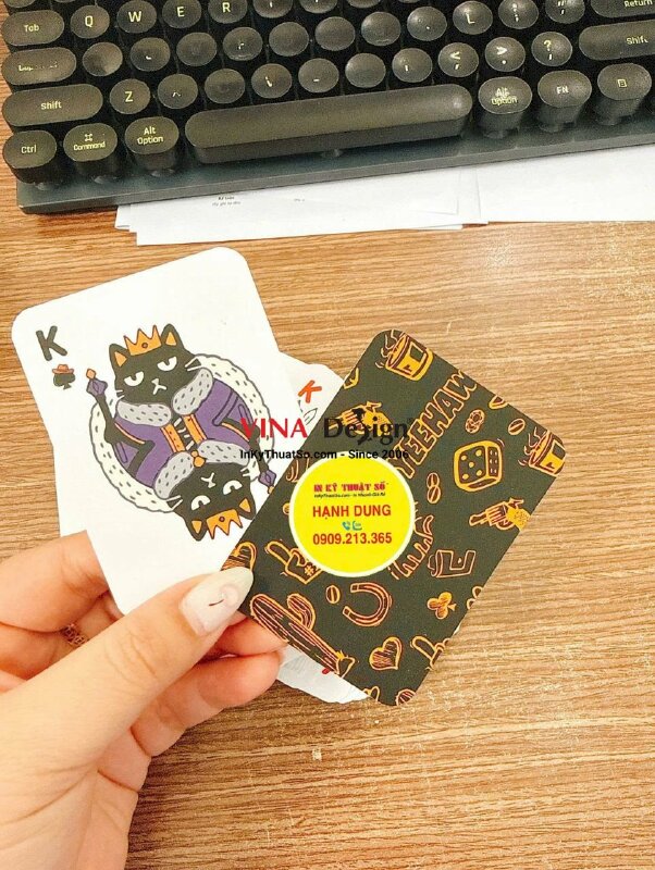 Bộ thẻ bài in cá nhân, theo file thiết kế riêng - INKTS2643