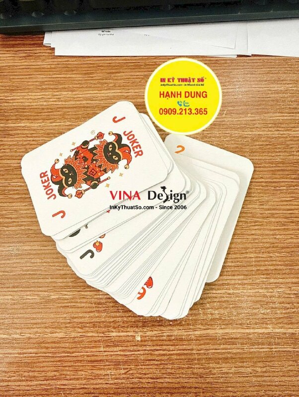 Bộ thẻ bài in cá nhân, theo file thiết kế riêng - INKTS2643