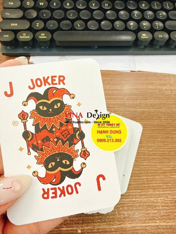 Bộ thẻ bài in cá nhân, theo file thiết kế riêng - INKTS2643