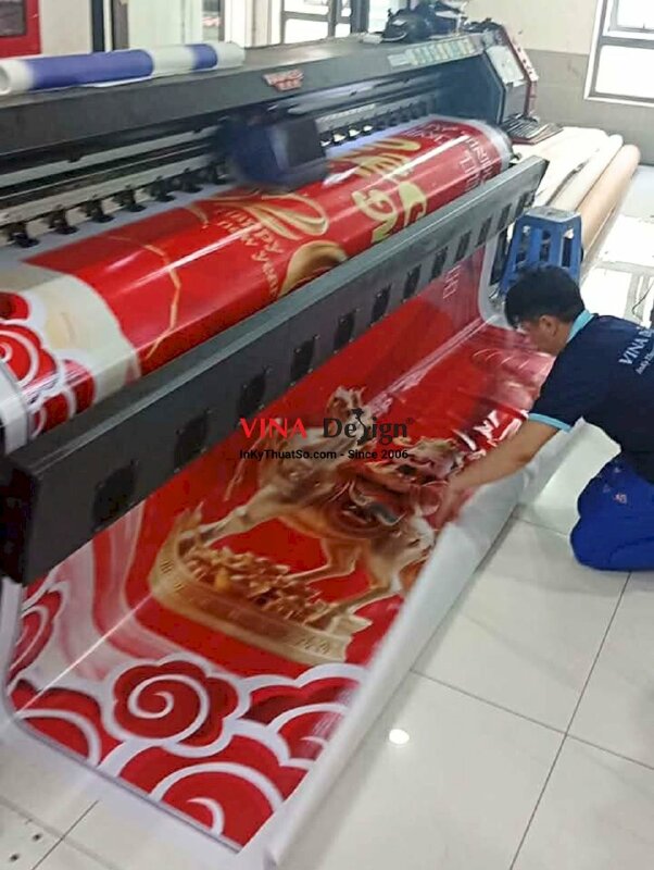 In background sân khấu tiệc tất niên công ty, bạt hiflex mực dầu - INKTS2731