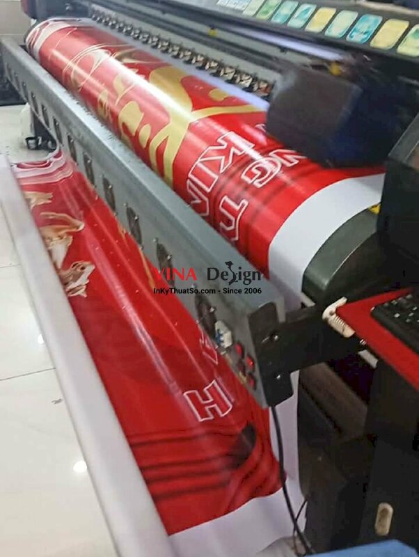 In background sân khấu tiệc tất niên công ty, bạt hiflex mực dầu - INKTS2731