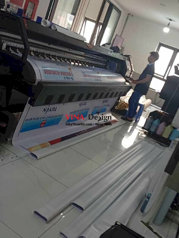 In băng rôn tuyển dụng công nhân may, in bạt hiflex mực dầu khổ lớn treo ngoài trời - INKTS2735