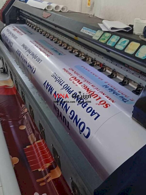 In băng rôn tuyển dụng công nhân may, in bạt hiflex mực dầu khổ lớn treo ngoài trời - INKTS2735
