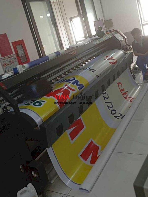 In banner ngang quảng cáo ngoài trời, in bạt hiflex mực dầu khổ lớn - INKTS2716